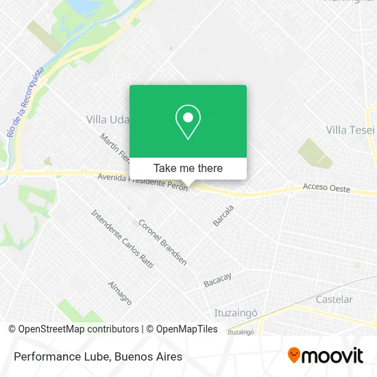 Performance Lube map