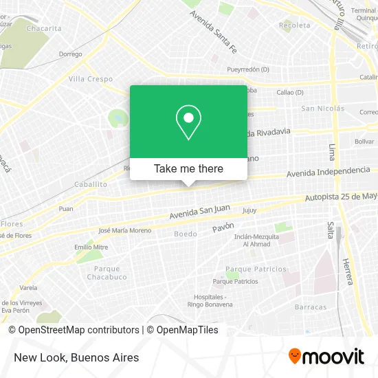 New Look map