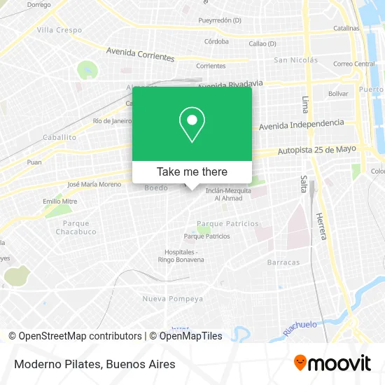 Moderno Pilates map