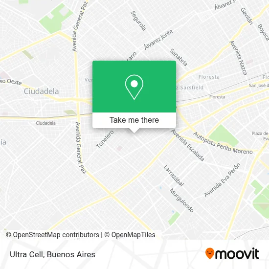 Ultra Cell map