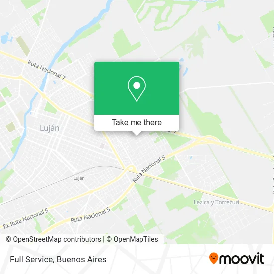 Full Service map