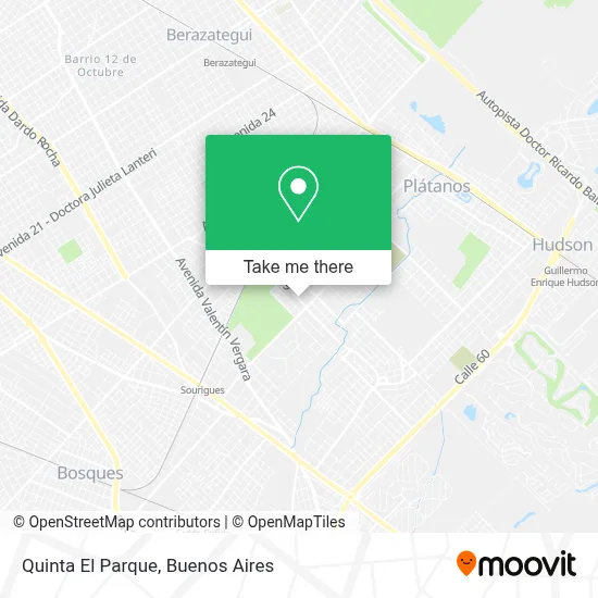 Quinta El Parque map