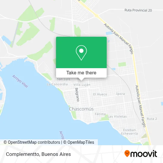 Complementto map