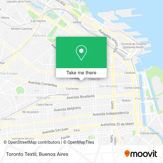 Toronto Textil map
