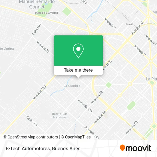B-Tech Automotores map