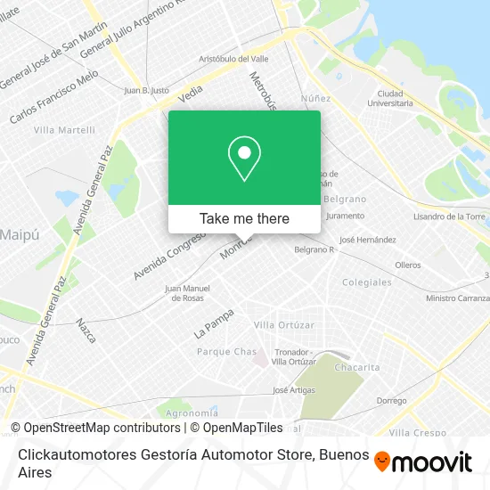 Clickautomotores Gestoría Automotor Store map