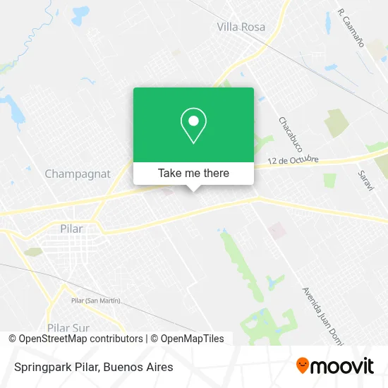 Springpark Pilar map