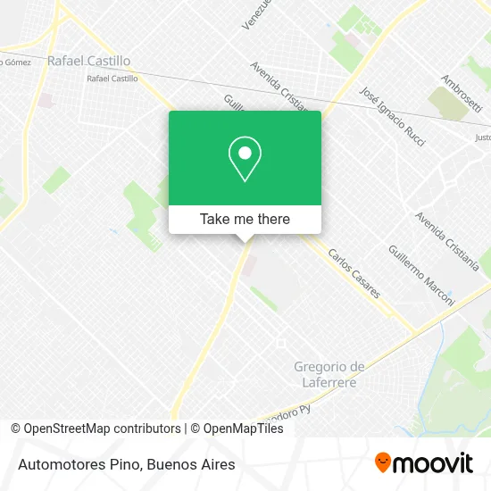 Automotores Pino map