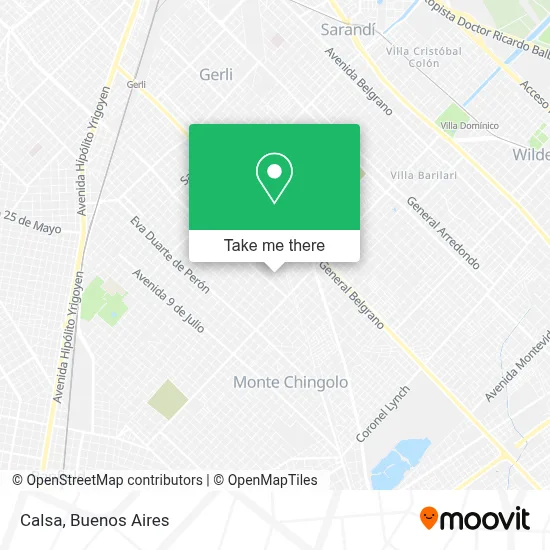 Calsa map