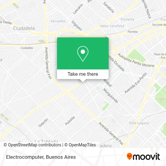 Electrocomputer map