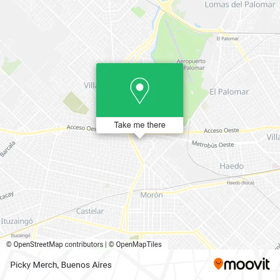 Picky Merch map