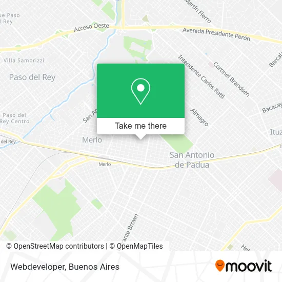 Webdeveloper map