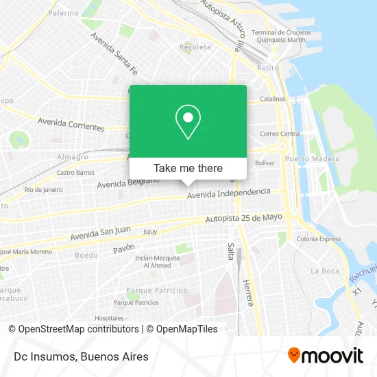 Dc Insumos map