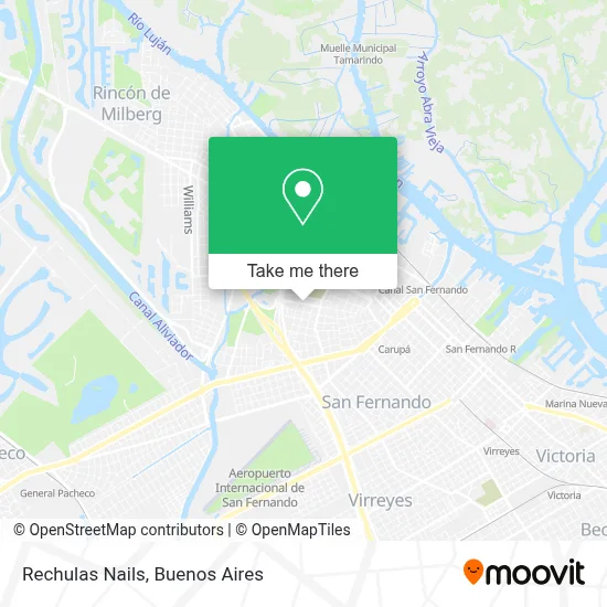 Rechulas Nails map