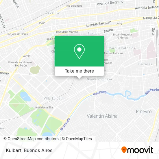 Kulbart map