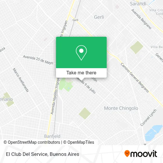 El Club Del Service map
