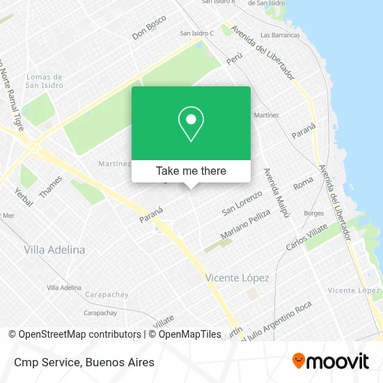 Cmp Service map