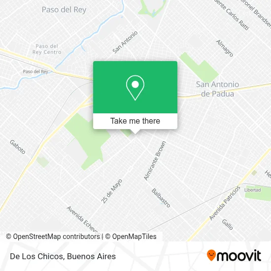 De Los Chicos map