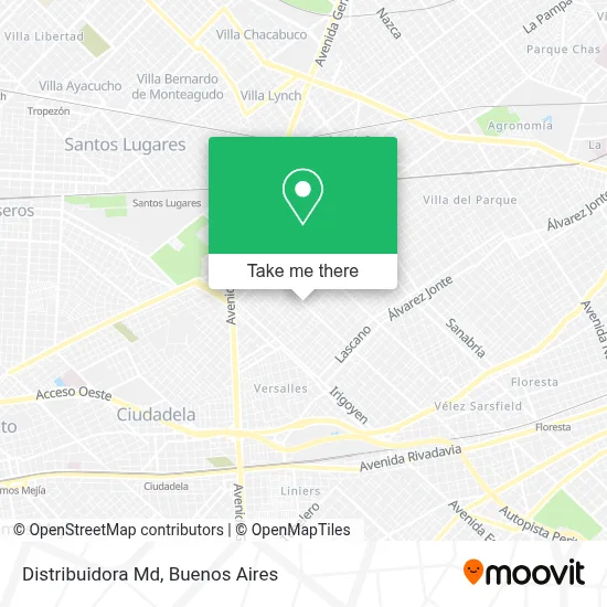 Distribuidora Md map