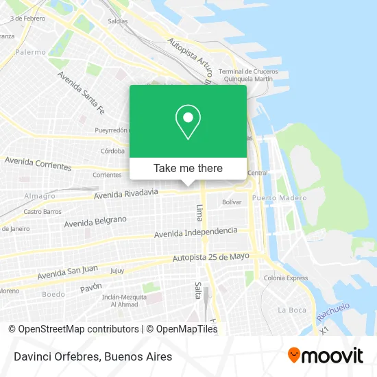 Davinci Orfebres map
