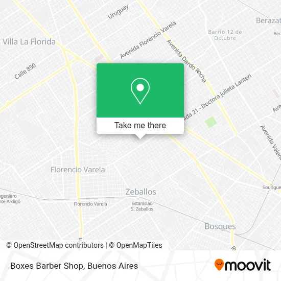 Boxes Barber Shop map