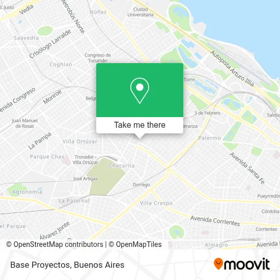 Base Proyectos map