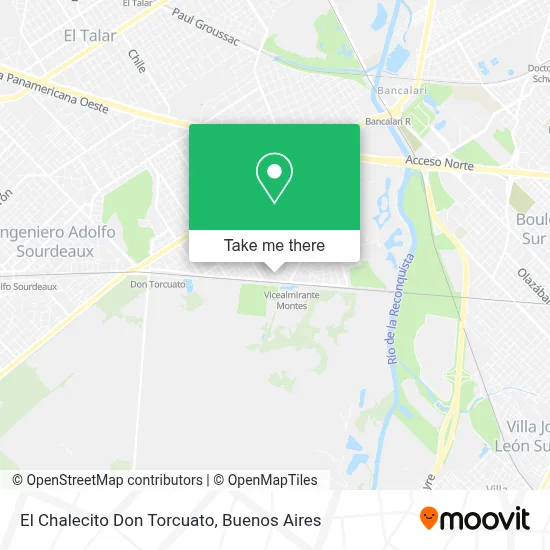 El Chalecito Don Torcuato map