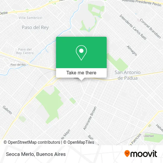 Seoca Merlo map