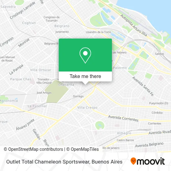 Outlet Total Chameleon Sportswear map