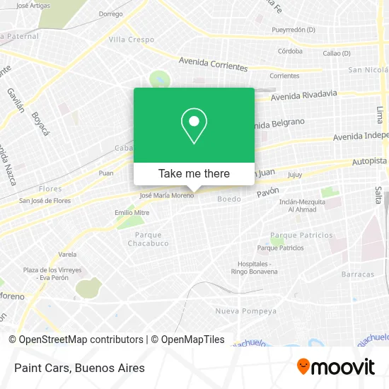 Paint Cars map