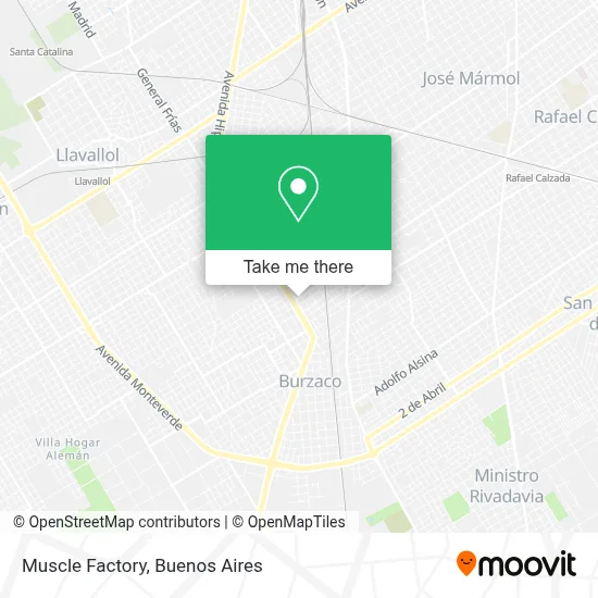 Muscle Factory map