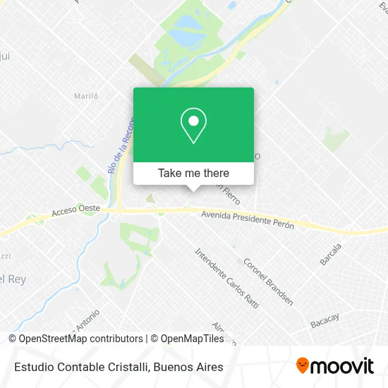 Estudio Contable Cristalli map