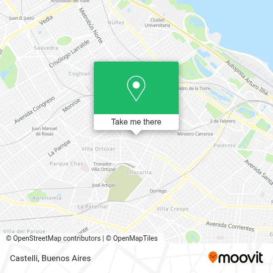 Castelli map