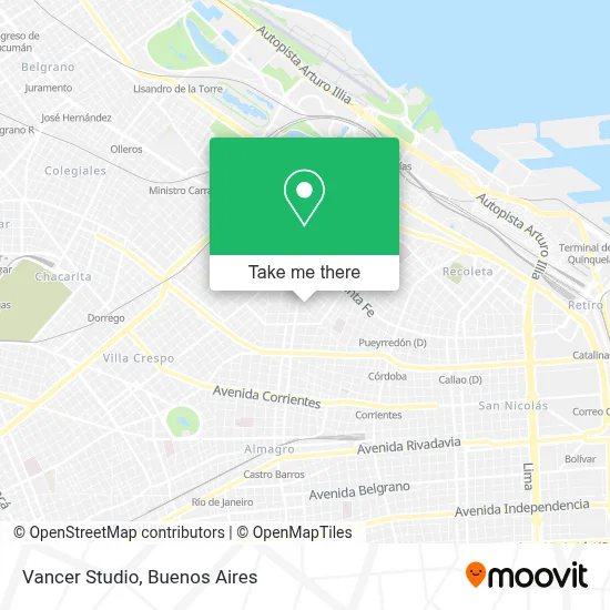Vancer Studio map