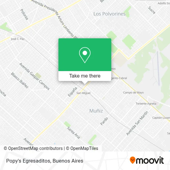 Popy's Egresaditos map