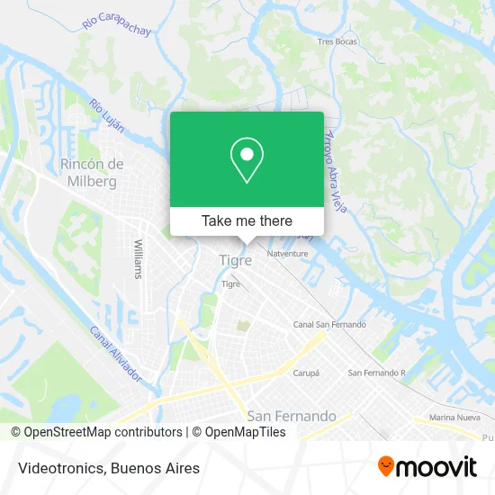 Videotronics map