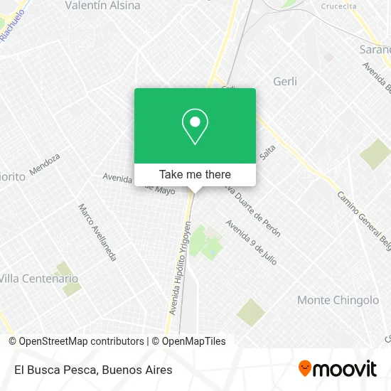 El Busca Pesca map