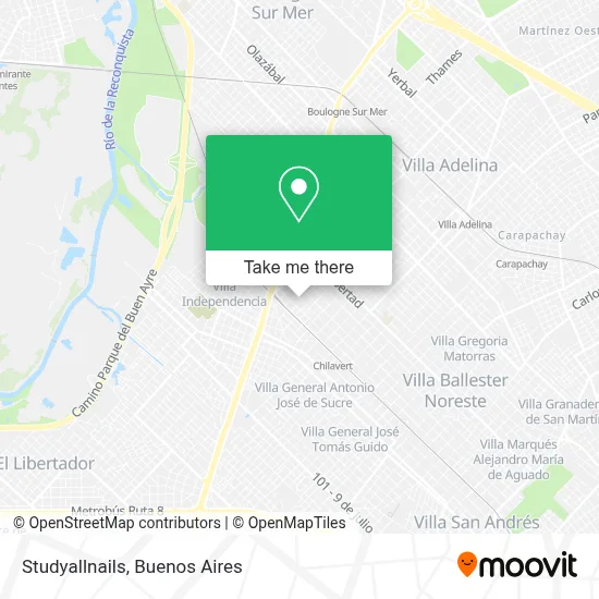 Studyallnails map