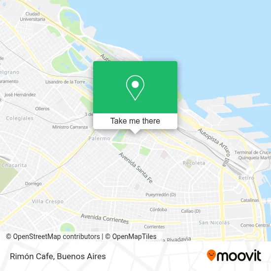 Rimón Cafe map
