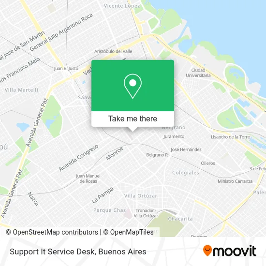 Support It Service Desk map