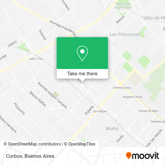 Corbox map