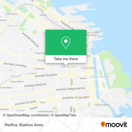 Redfox map