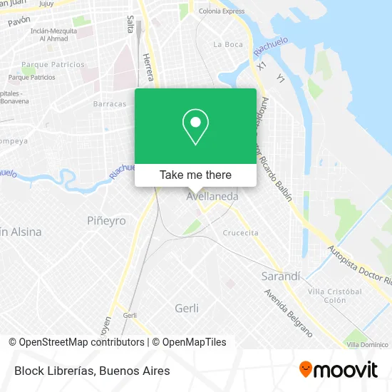 Block Librerías map