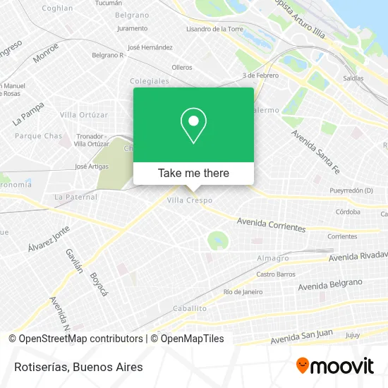 Rotiserías map