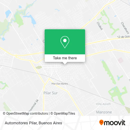 Automotores Pilar map
