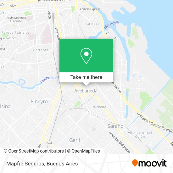Mapfre Seguros map