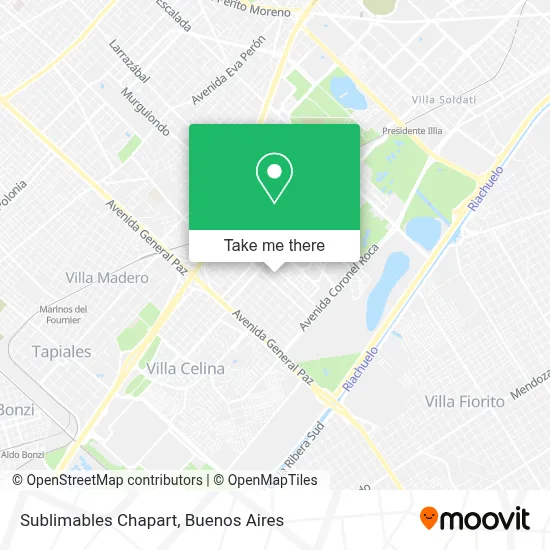 Sublimables Chapart map
