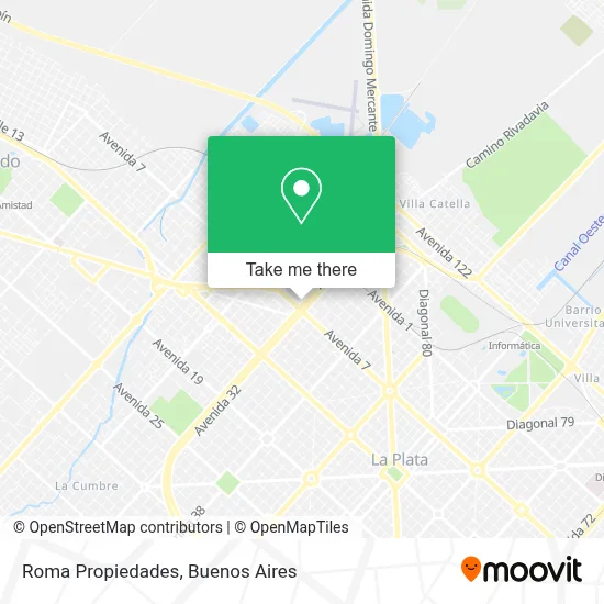 Roma Propiedades map