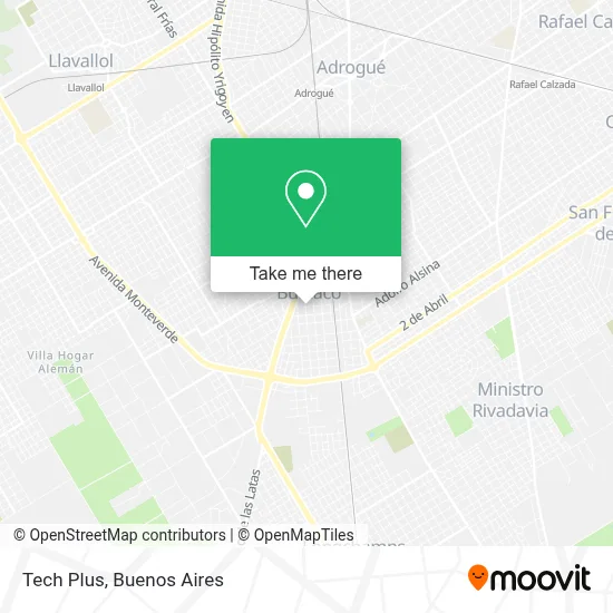 Tech Plus map
