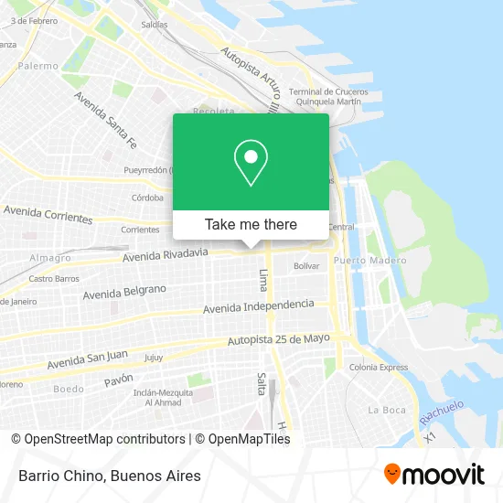 Barrio Chino map